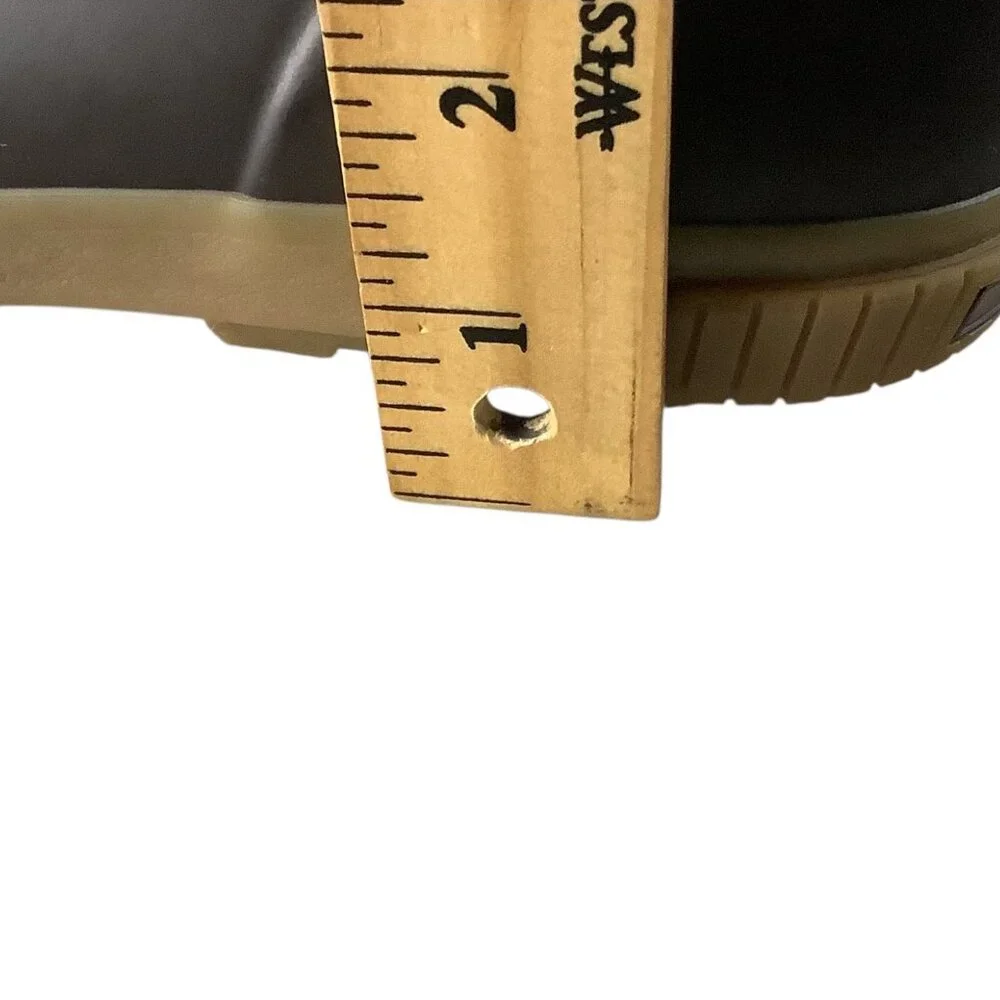 Michael Kors Womens Duck Shoes‎ Brown Rubber Sole Lace Up Size 8 Sturdy Outdoor